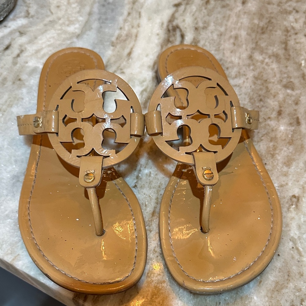 Tory Burch Camel Brown Sandals